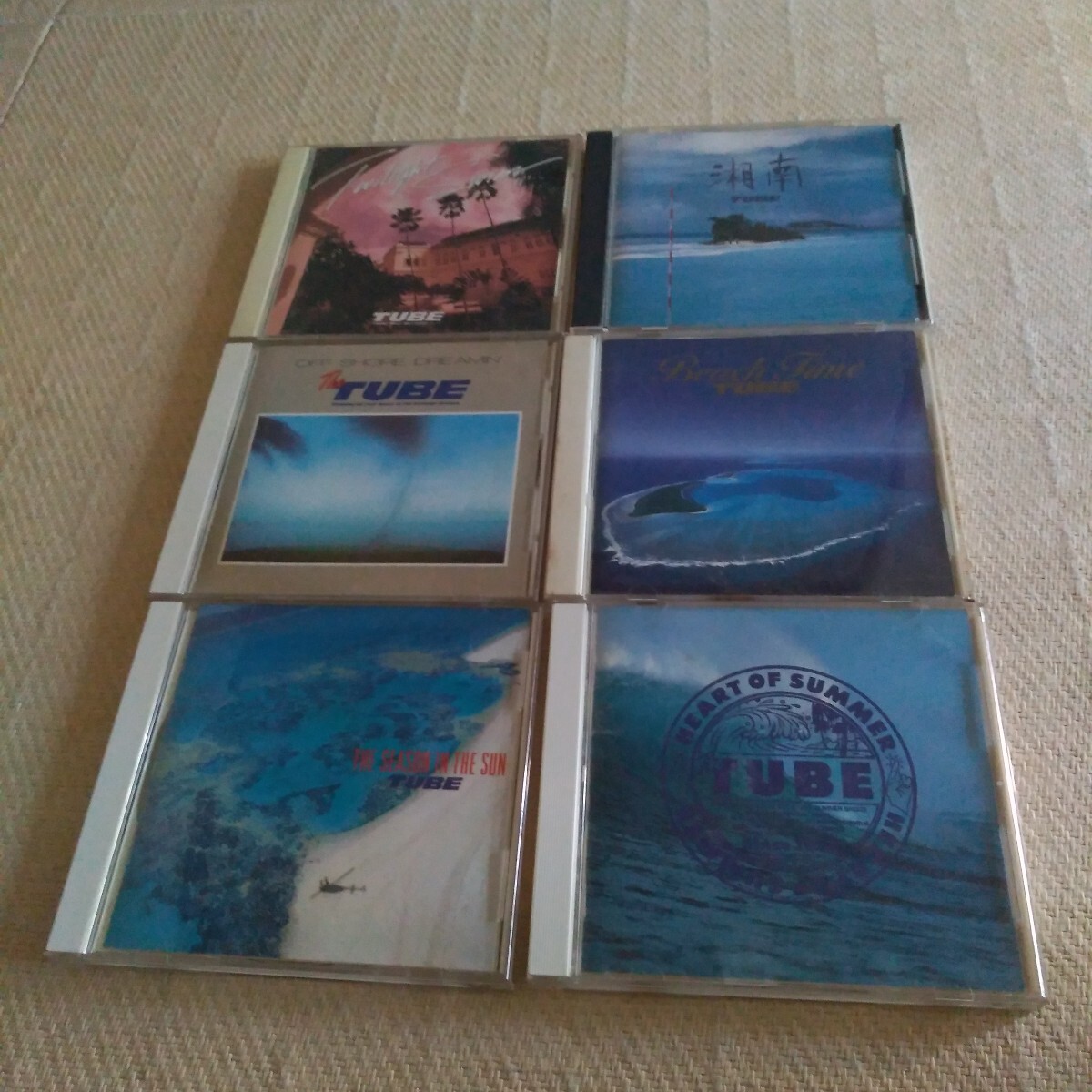 TUBE アルバム CD 6枚 TWILIGHT SWIM 湘南 OFF SHORE DREAM Beach Time THE SEASON IN THE SUN HEART OF SUMMER チューブ拍卖