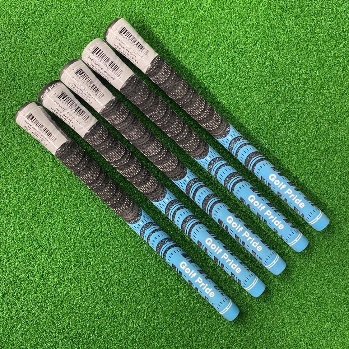 ライトブルー5本 ゴルフプライド マルチ コンパウンドMCC-60R バックライン無し 拍卖