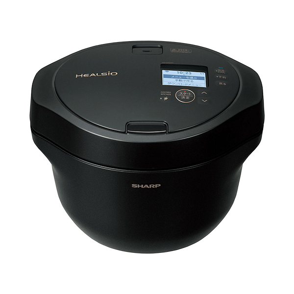 シャープ 電気無水鍋 2.4L ヘルシオ ホットクック KN-HW24H-B プレミアムブラック SHARP拍卖