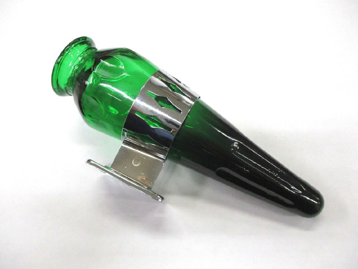 花瓶 花びん ステー付 グリーン(緑) レトロ調 観光バス トラック デコトラ拍卖