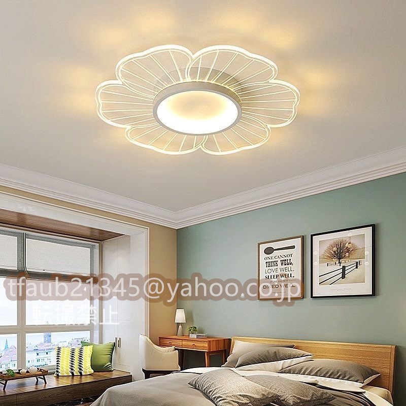 【ケーリーフショップ】シーリングライト LED 天井照明 食卓 居間 玄関 おしゃれ 北欧 花の形 室内 照明器具拍卖