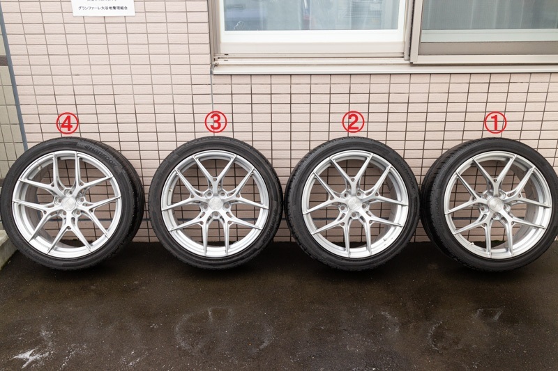 T&T FORGED 99-7 19インチ 8J +45 PCD112 ハブ径57.1mm 4本セット 鍛造1ピース オプションカラー拍卖