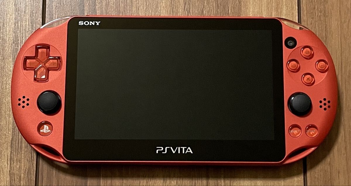 【動作確認済】 PlayStation Vita Wi-Fiモデル メタリック・レッド PCH-2000ZA26 拍卖