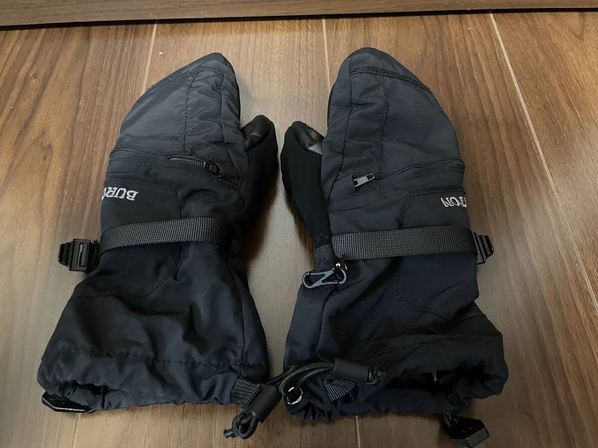 Burton(バートン) Bogor ブラック スノーボード用 グローブ 手袋 Lサイズ 子供用(参考:小学4-6年 男) 正規品拍卖