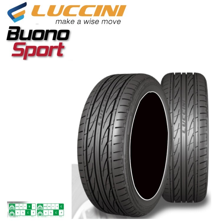 送料無料 ルッチーニ 【1本単品 新品】 LUCCINI Buono Sport ヴォーノスポーツ 165/35R17 75V XL拍卖