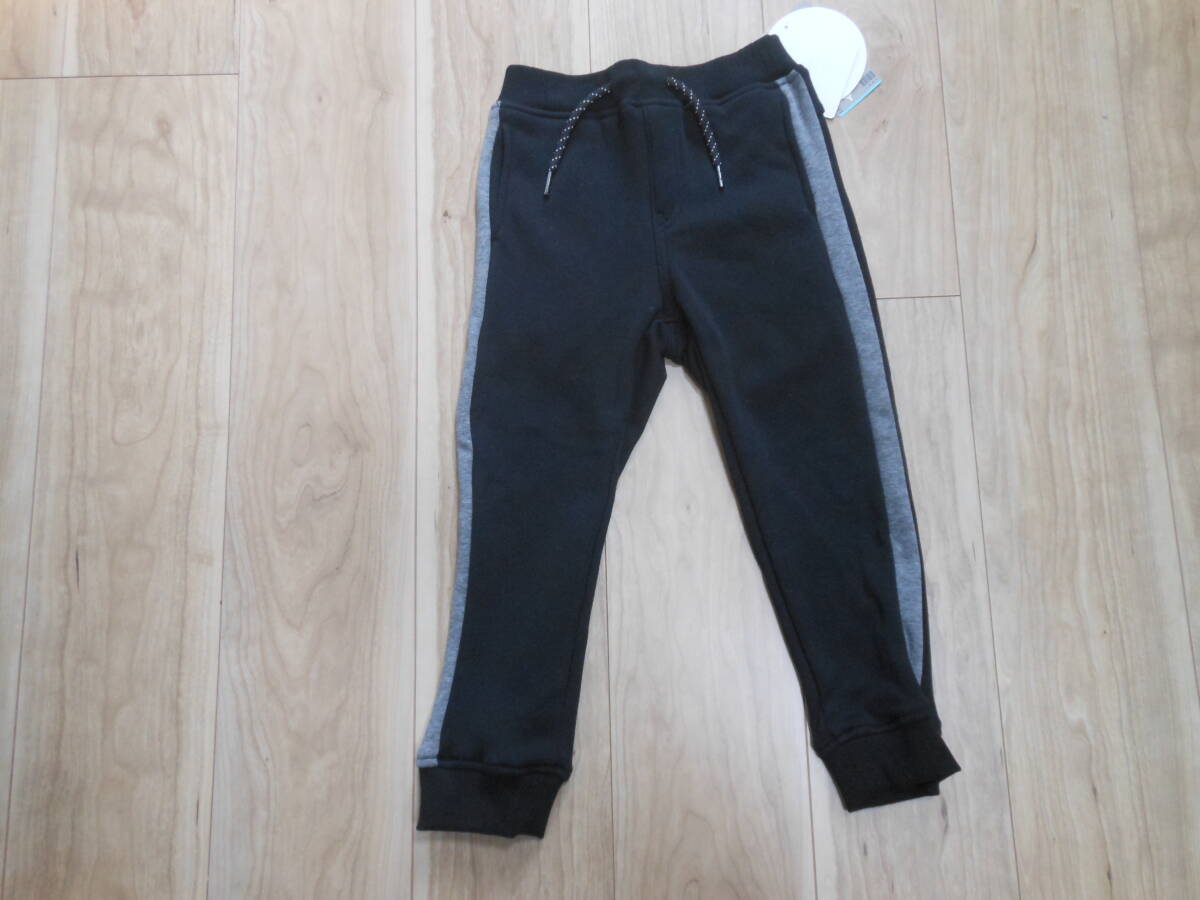 新品タグ付き暖かい フリース パンツ 黒 120 裏側暖かい ソフトタッチ 超ストレッチ 男の子・女の子拍卖