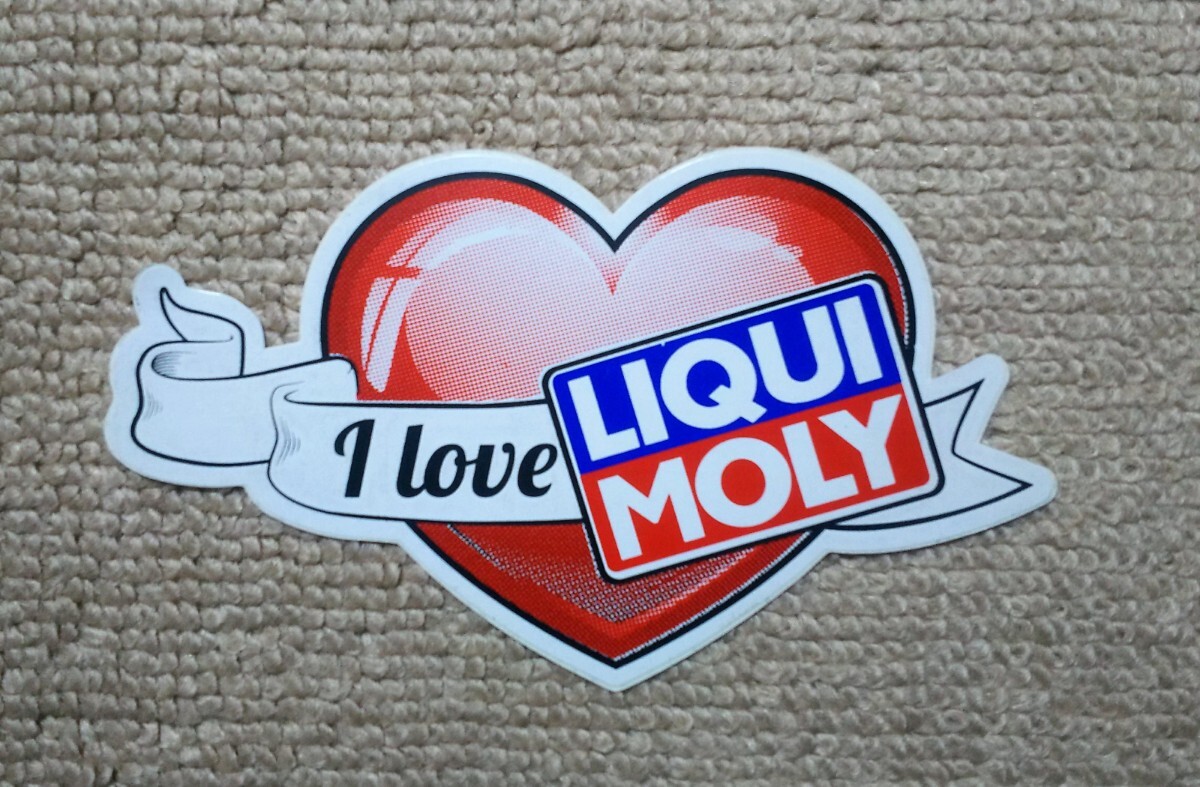 LIQUI MOLY リキモリ ステッカー I love LIQUI MOLY 拍卖
