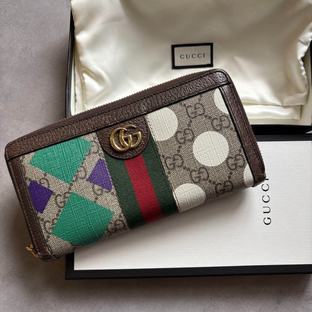 希少 グッチ 長財布 オフィディア GGスプリーム 23年限定拍卖