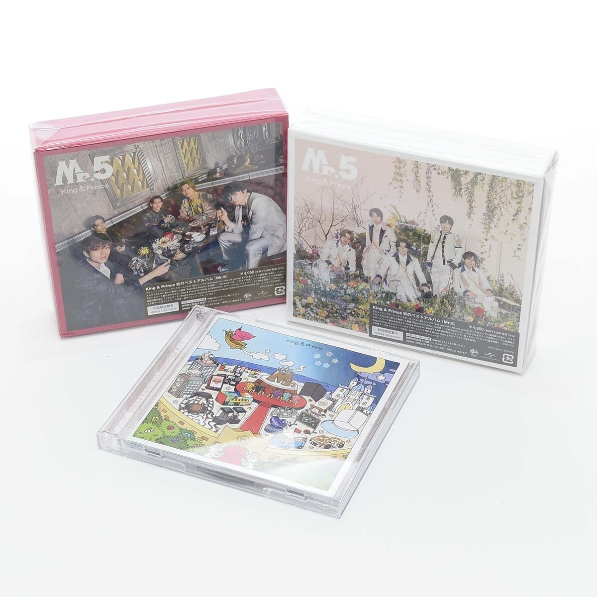 ▽514150 【美品】King&Prince CD Mr.5 初回限定盤 A B 通常盤拍卖