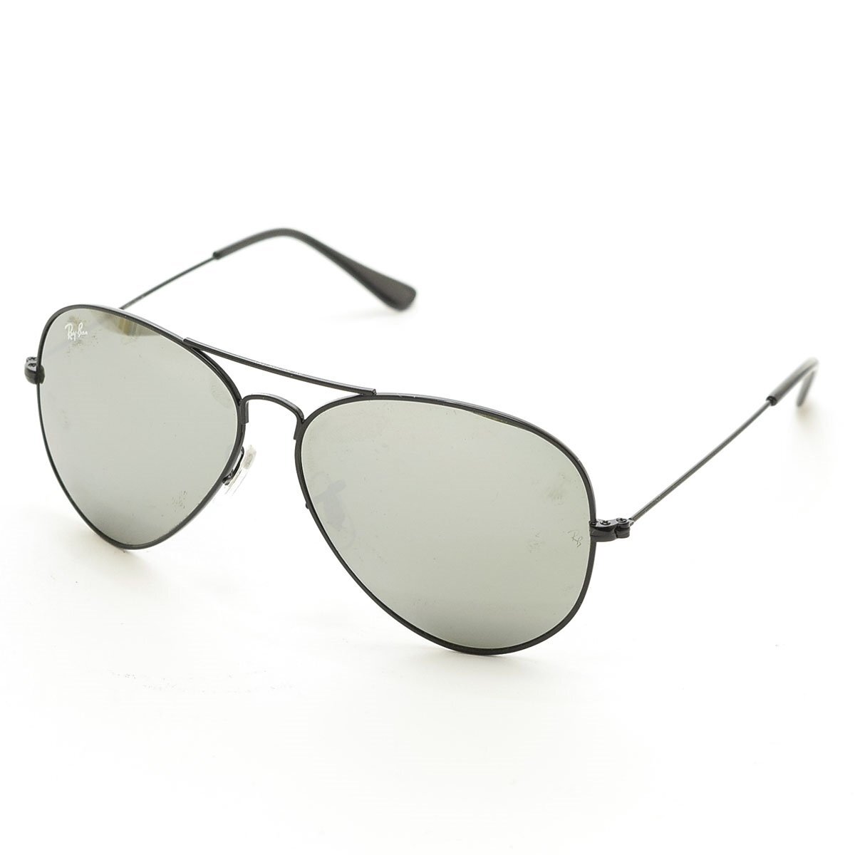 ◆547539 B&L RayBan ボシュロム サングラス AVIATOR アビエーター RB3026 ヴィンテージ ティアドロップ ミラーレンズ イタリア製 ブラック拍卖