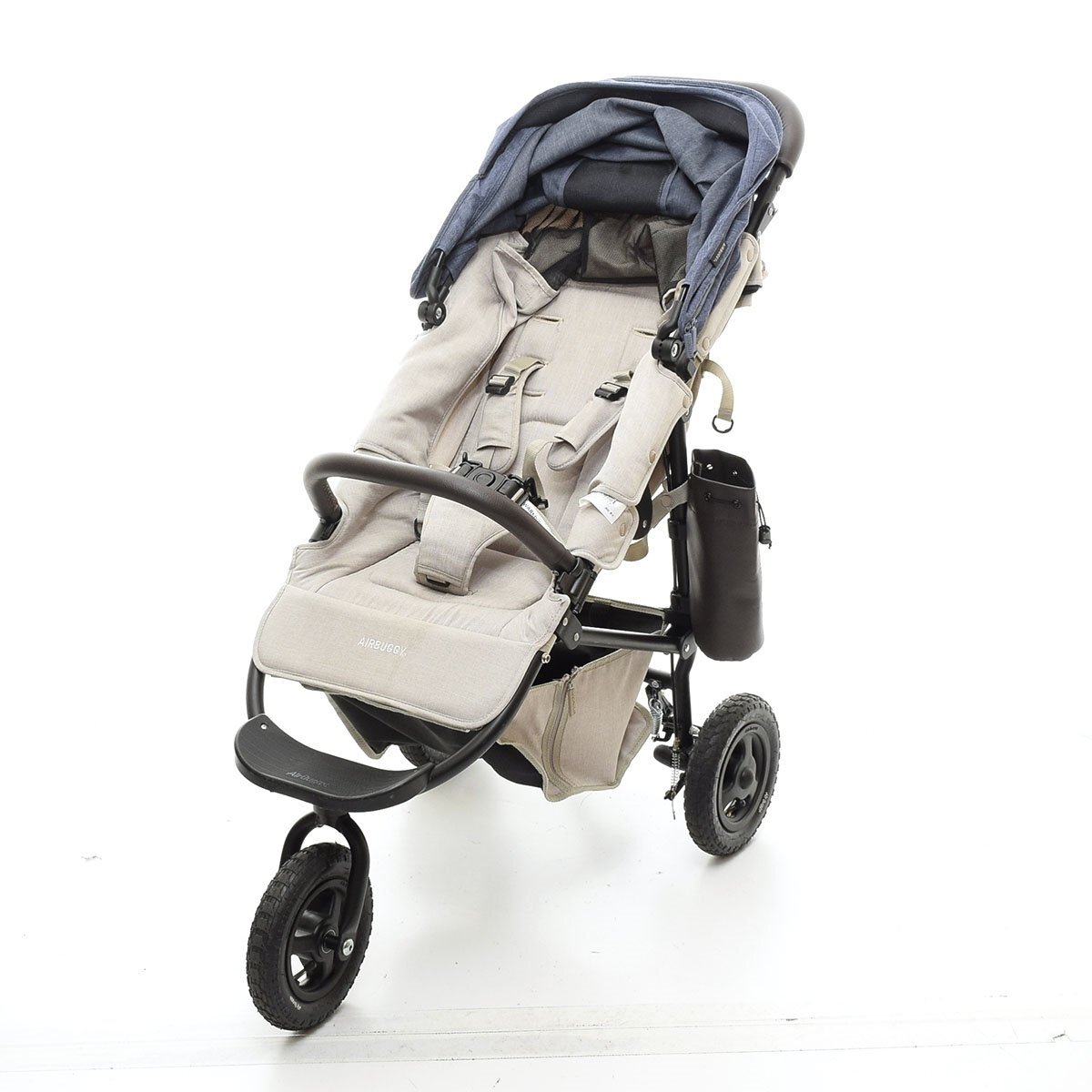 ○507386 良品 AirBuggy エアバギー ココプレミアム フロムバース アースブルー A型ベビーカー 3輪バギー拍卖