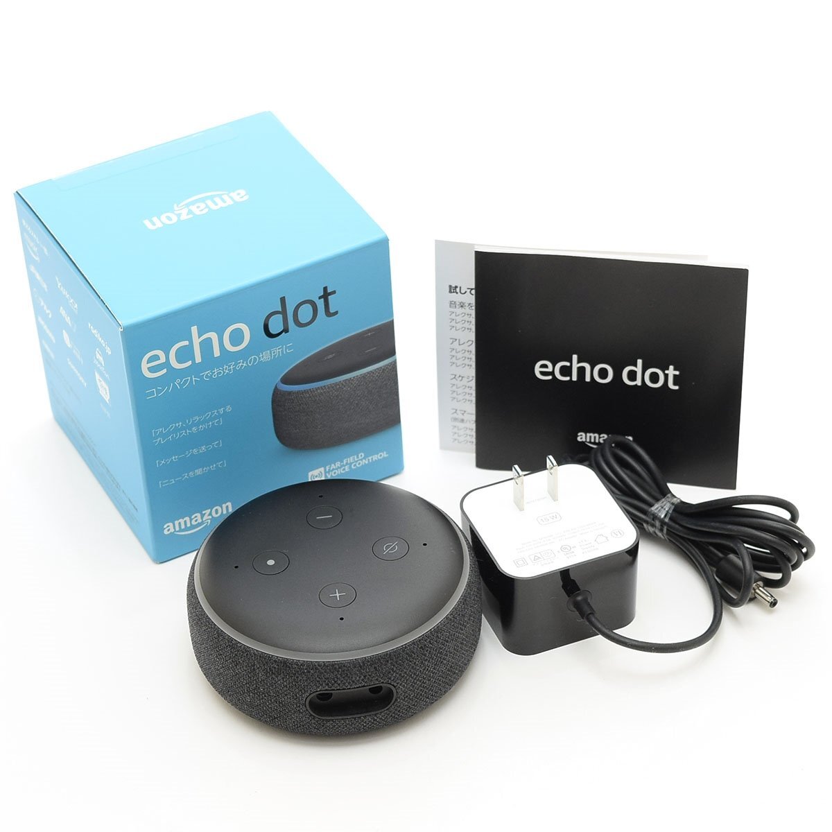 ▽561836 【動作確認済】Amazon アマゾン スマートスピーカー Echo Dot 第3世代 D9N29T ブラック拍卖