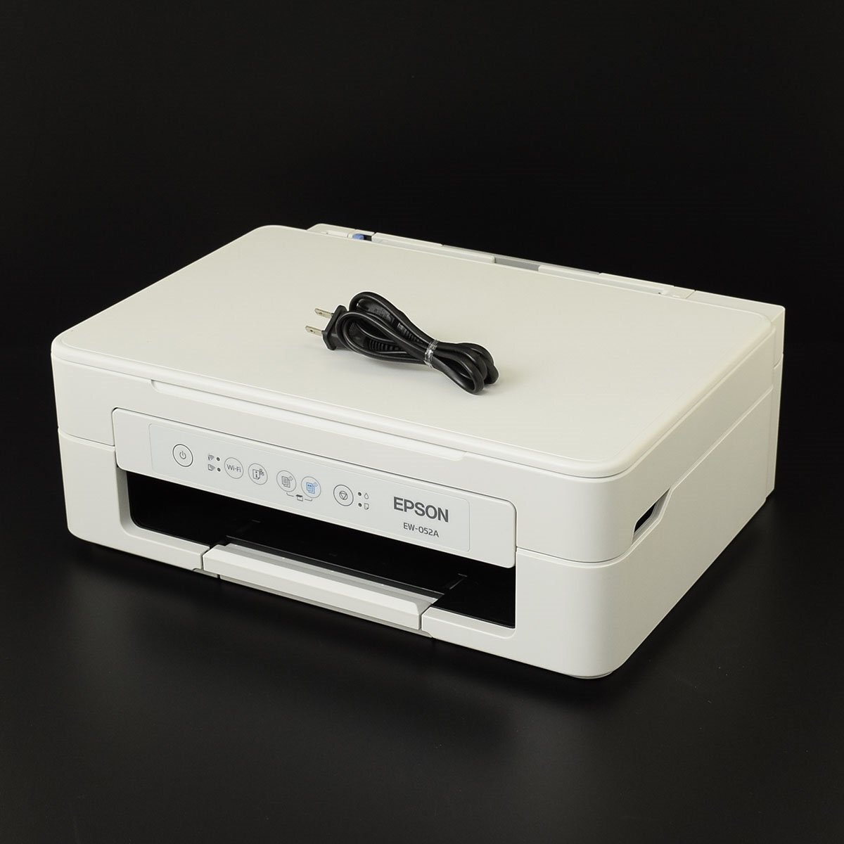 ▽497796 【通電確認済】EPSON エプソン インクジェットプリンター 複合機 Colorio EW-052A 2020年製 ジャンク品 ホワイト拍卖