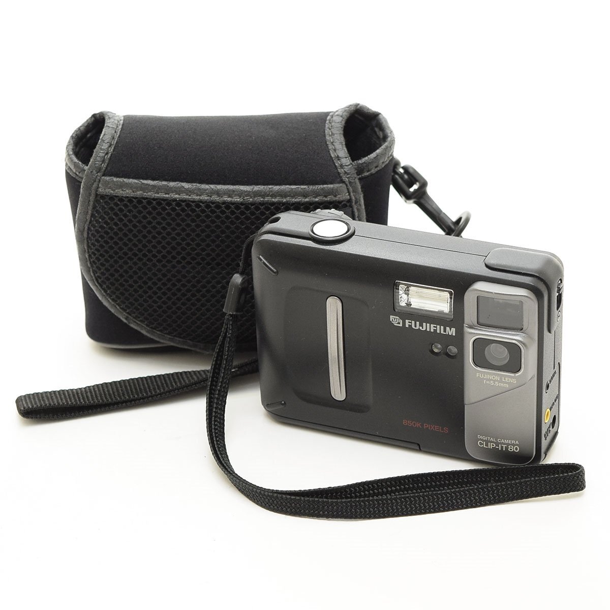 ▽506434 【通電確認済】FUJIFILM 富士フィルム コンパクトデジタルカメラ 850K PIXELS CLIP-IT80拍卖