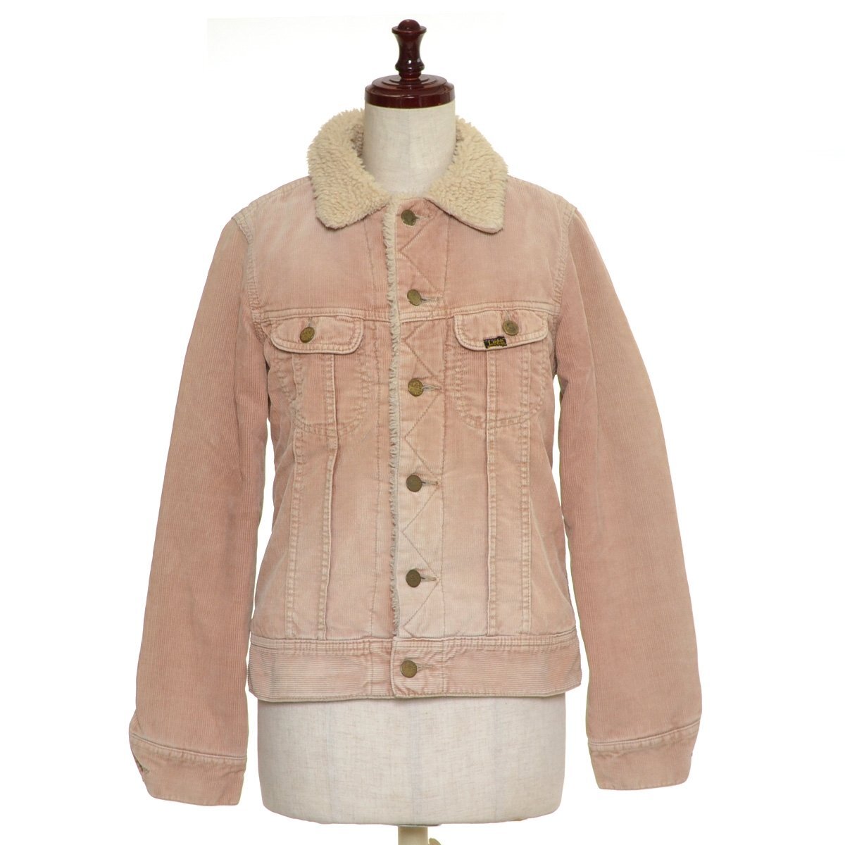 ◇487342 Lee STORM RIDER リー ストームライダー ◆ジャケット コーデュロイ ボア ジャケット 94443 サイズM レディース ベージュ拍卖