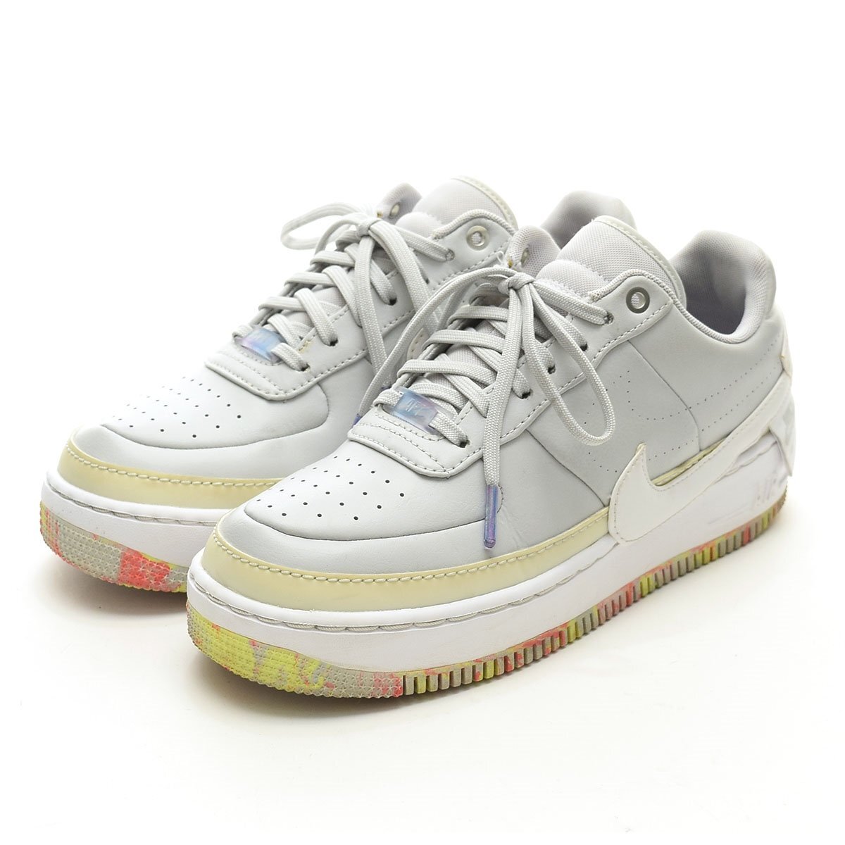 ◇550337 NIKE ナイキ スニーカー WMNS AIR FORCE 1 AV2461-001 27.0cm ウィメンズ エアフォース1 ジェスター フローラルプリント グレー他拍卖