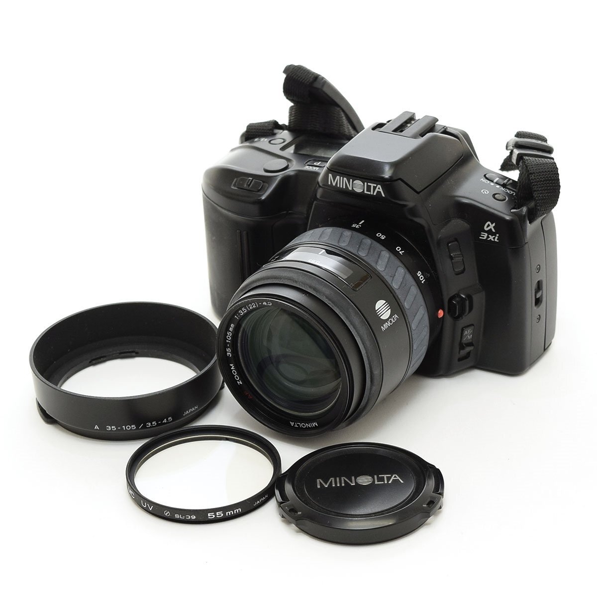 ▽519988 【動作未確認】MINOLTA フィルムカメラ α3xi AF 35-105mm 3.5-4.5 3Xi ミノルタ ジャンク拍卖
