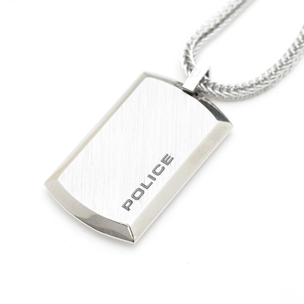 ◆553283 POLICE ポリス ペンダントネックレス プレートネックレス POLICE N PURITY 24920PSS ピュアリティ メンズ シルバー拍卖