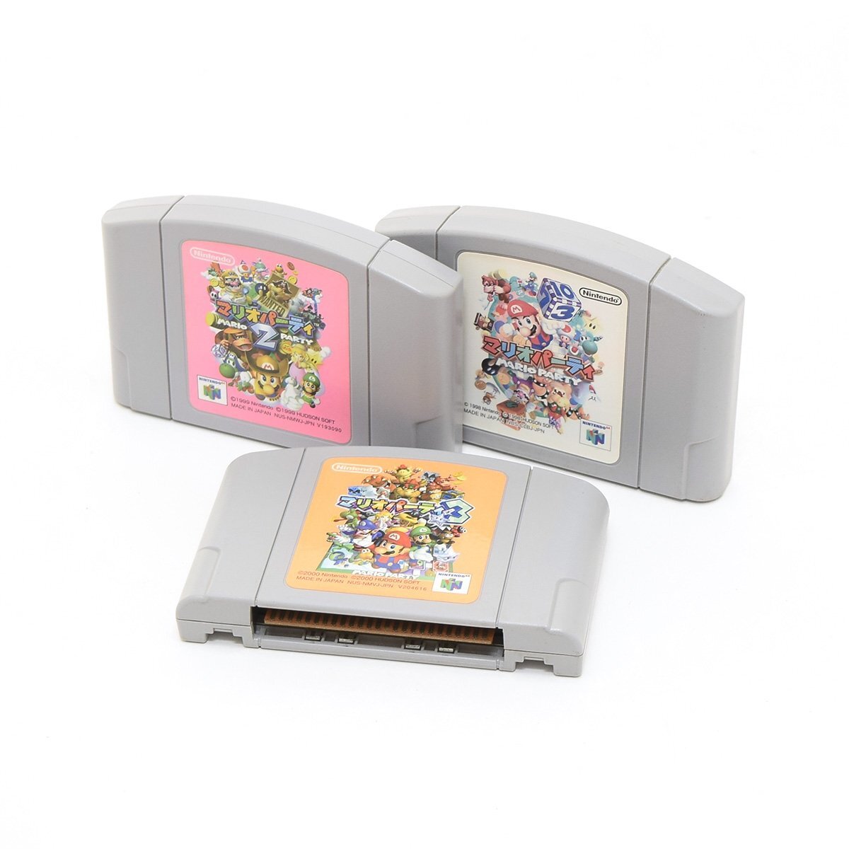 ▽379595 Nintendo ニンテンドー64 マリオパーティ1 2 3 三本セット 動作確認済 任天堂拍卖
