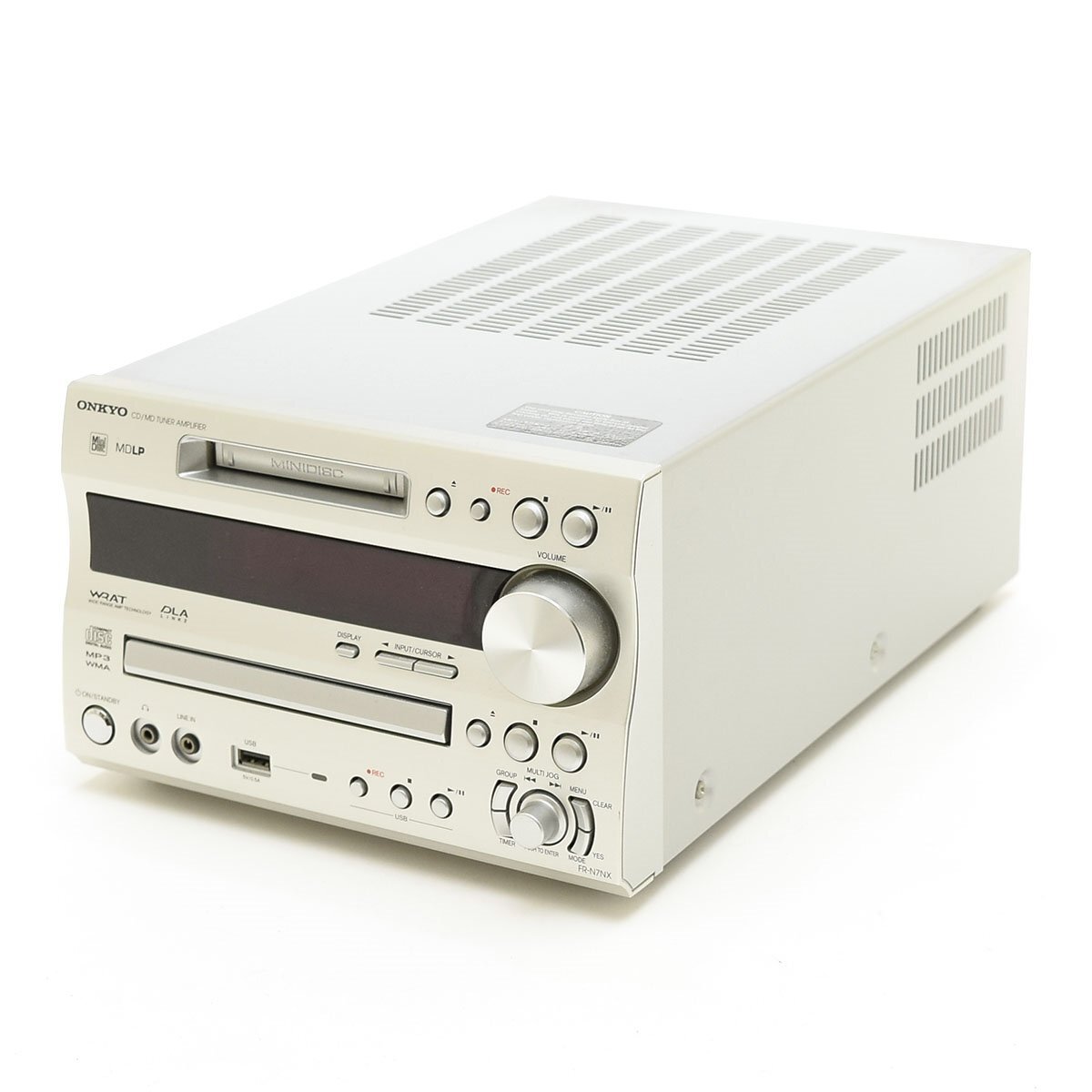 ▽561931 【ジャンク】ONKYO オンキョー CD/MD チューナーアンプ システムコンポ FR-N7NX拍卖