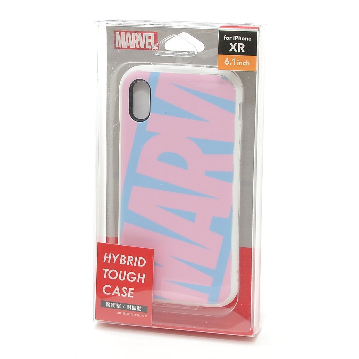 ▽402073 未開封品 PGA MARVEL ロゴ iPhone XR 用 ハイブリッドタフケース PG-DCS507MVL クリックポスト198円拍卖