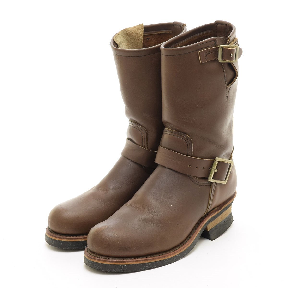 ◇554974 RED WING レッドウィング PT99 エンジニアブーツ 8272 サイズUS5.5(23.5cm相応) レザー レディース ブラウン拍卖