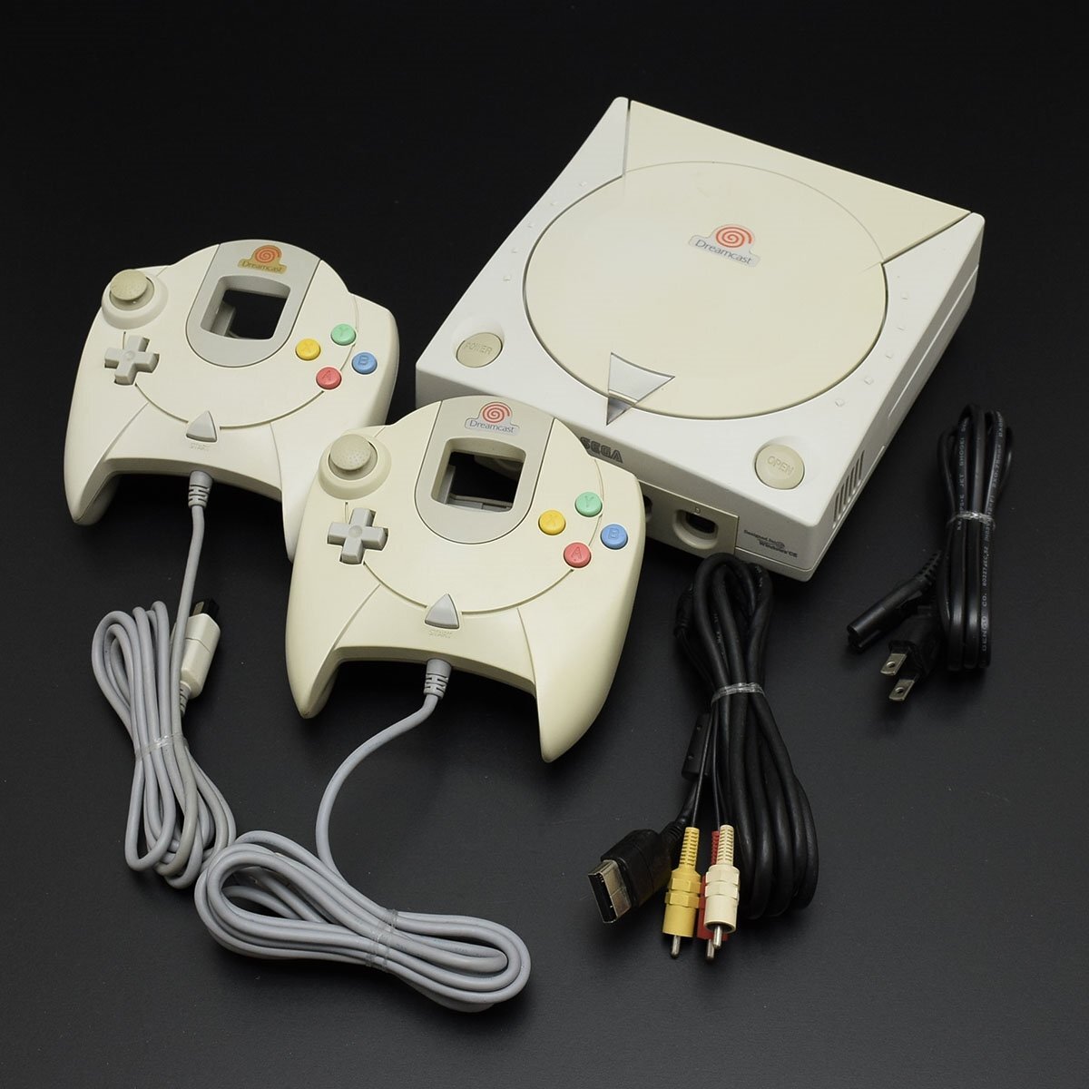 ▽542989 【動作確認済】SEGA セガ Dreamcast ドリームキャスト 本体セット HKT-7100拍卖