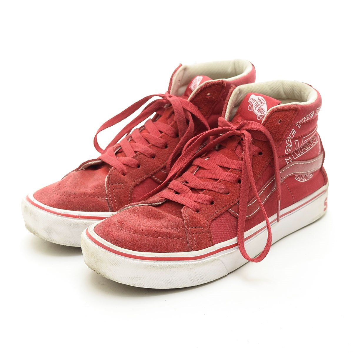 ◆557407 VANS バンズ ヴァンズ ◇スニーカー SK8-HI SIXTY SIX サイズ25.0cm メンズ レッド拍卖