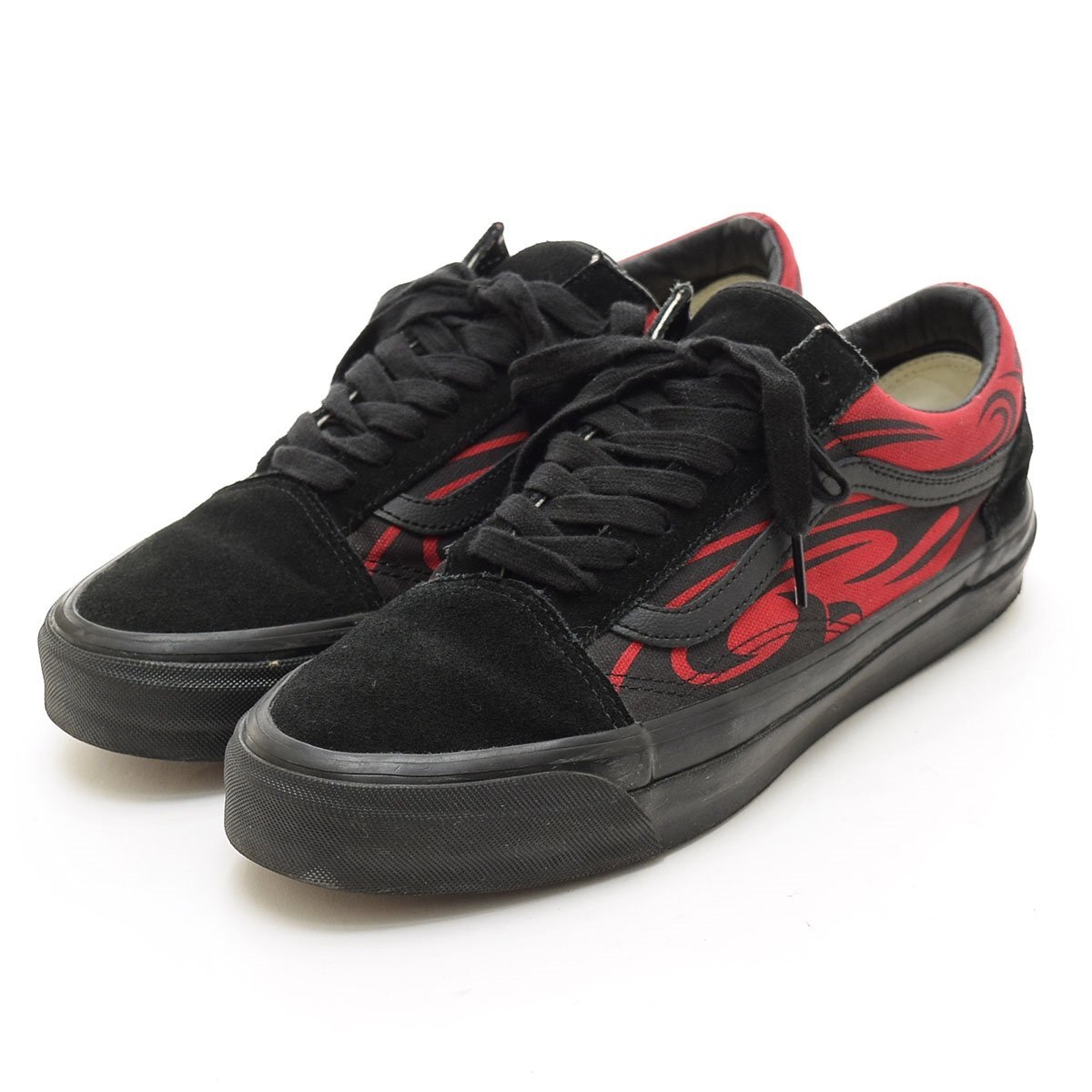 ◆559773 VANS バンズ ヴァンズ スニーカー ◆OLD SKOOL 25SS Y2K Flame サイズ27.5cm メンズ ブラック レッド拍卖