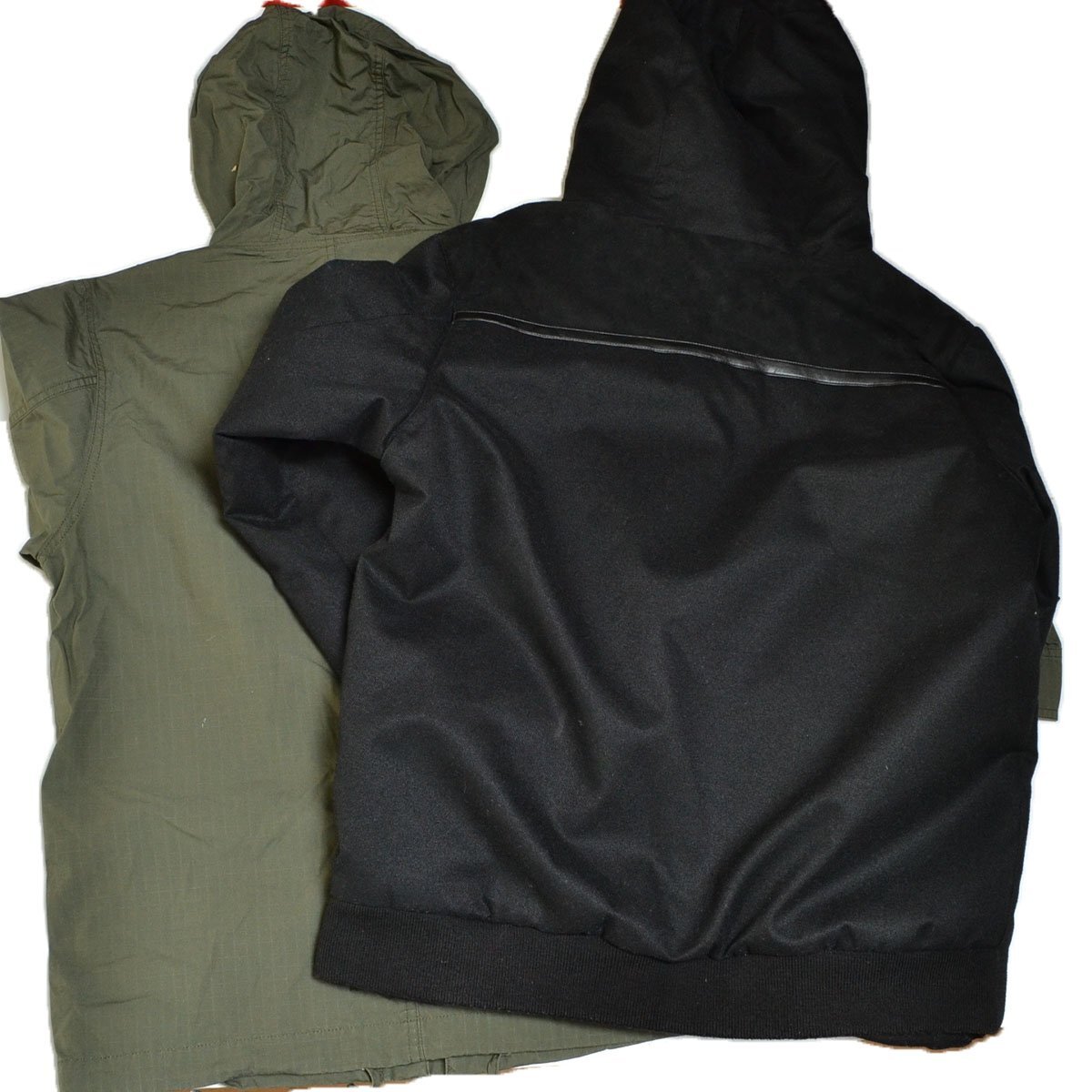 ◆528538 THE SHOP TK タケオキクチ ◇ジャケット 2着セット スウェード切替ブルゾン マウンテンパーカ サイズM/L メンズ拍卖