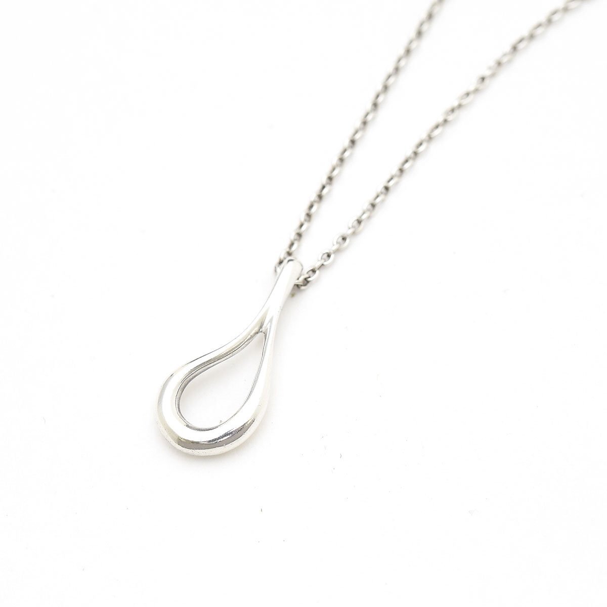 □447535 TIFFANY&Co. ティファニー ペンダントネックレス オープンティアドロップ Ag925 レディース シルバー拍卖