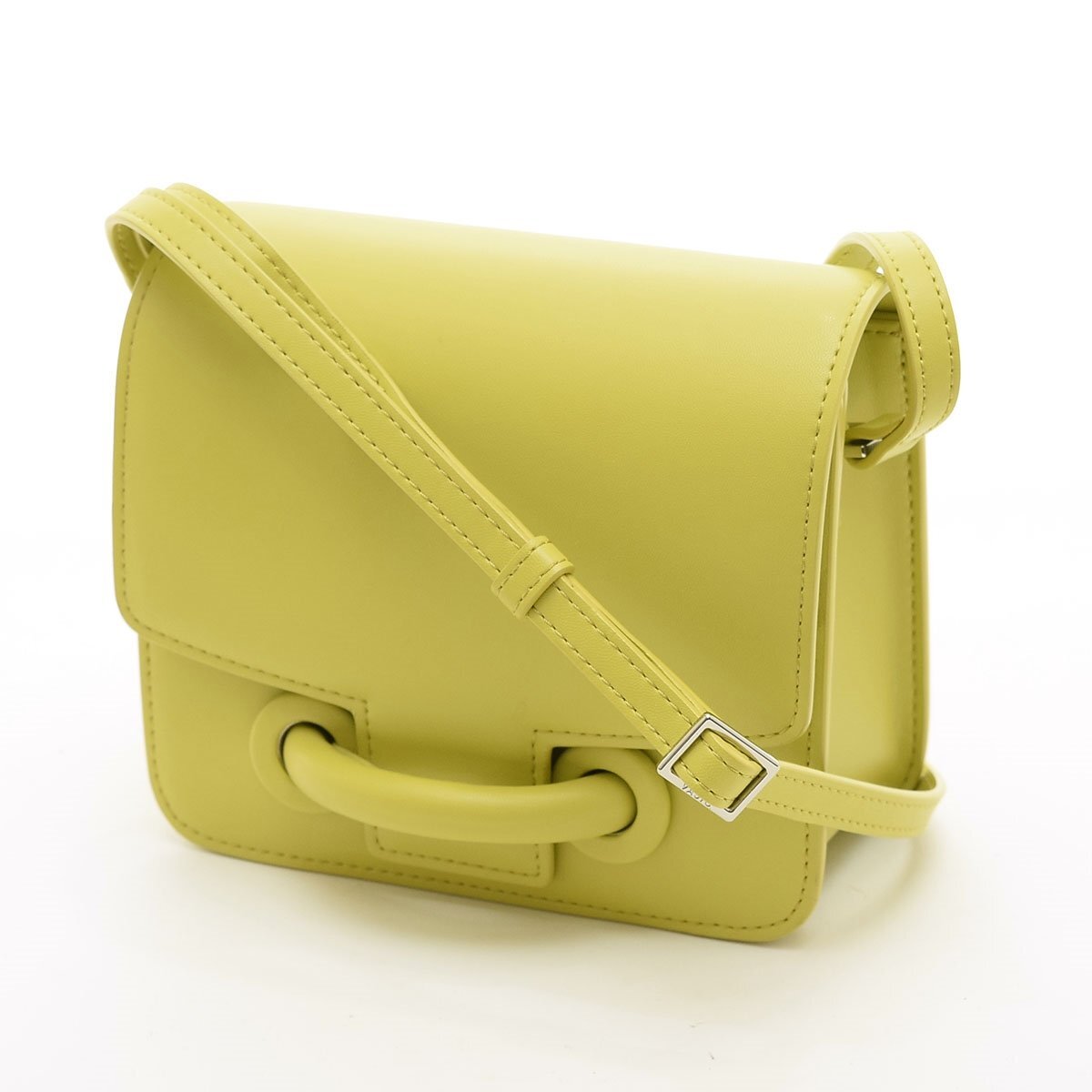 ◇558961 VASIC ヴァジック ポシェット ミニショルダーバッグ CITY MINI MINI レザー シティ ミニミニ レディース イエローグリーン拍卖