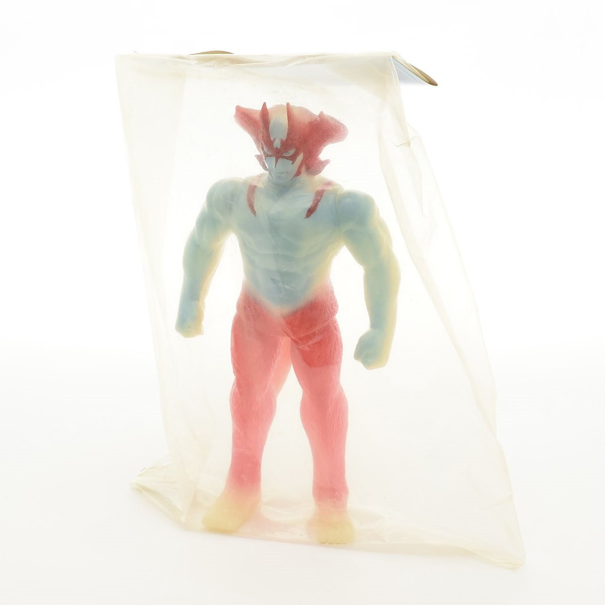 ★551771 未開封品 ビックワンクラフト デビルマン ブルーフラッシュver. 墓場の画廊限定 蓄光 ソフビフィギュア拍卖