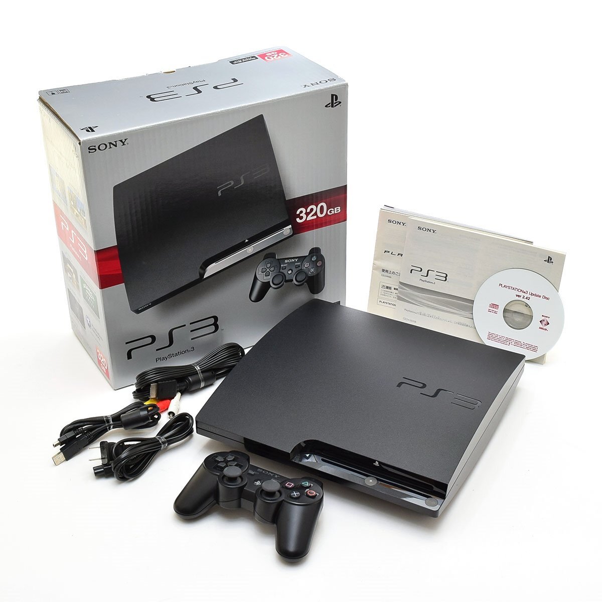 ▽567237 【美品】 SONY ソニー PlayStation3 PS3 プレイステーション3 本体 320GB 動作確認済 CECH-2500B拍卖