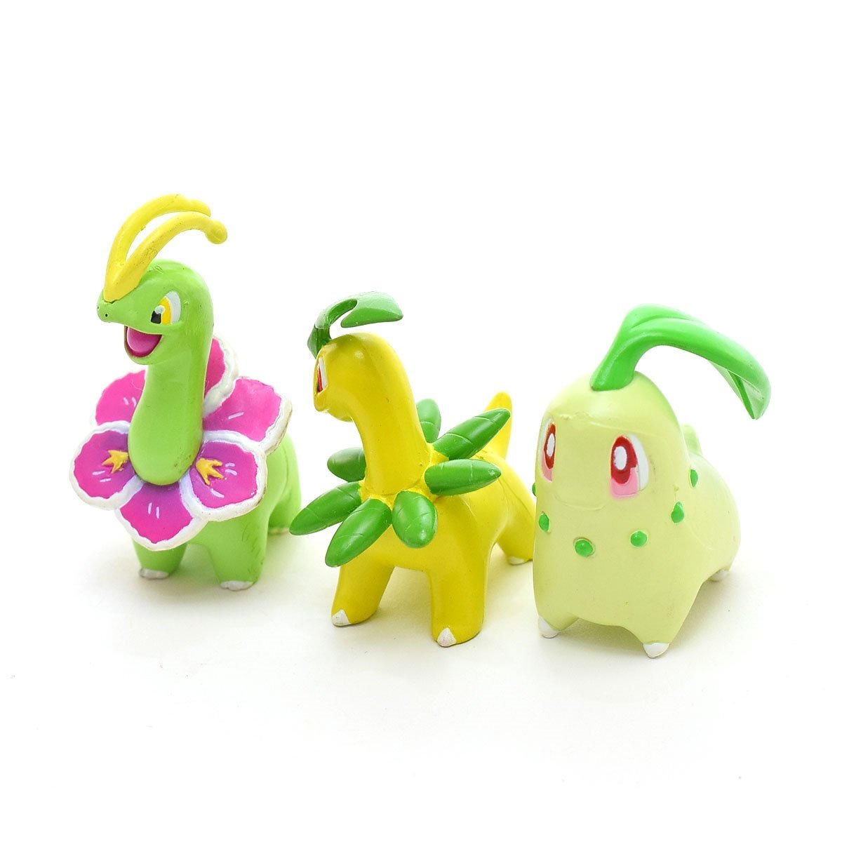 ★567848 TOMY 初期 モンコレ 3種セット チコリータ ベイリーフ メガニウム ポケットモンスター モンスターコレクション拍卖