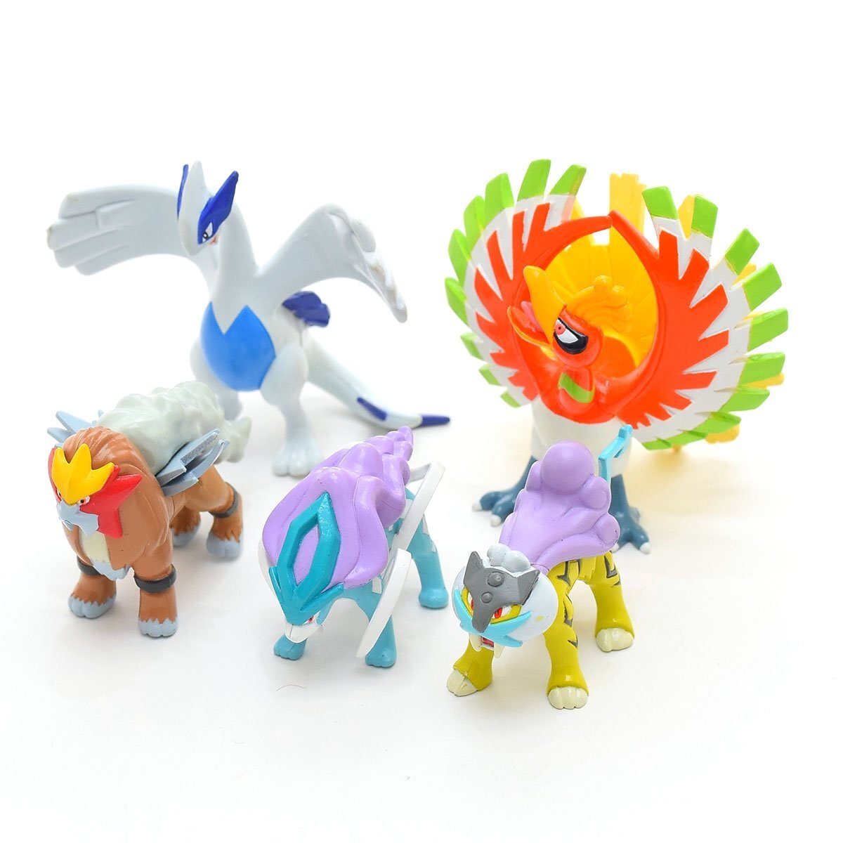 ★567903 TOMY 初期 モンコレ 5種セット ライコウ エンテイ スイクン ホウオウ ルギア ポケットモンスター モンスターコレクション拍卖