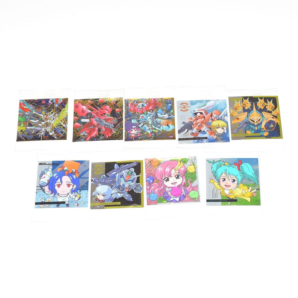 ★566863 未開封品 にふぉるめーしょん 機動戦士ガンダム シールウエハース 9枚 フリーダムガンダム ナイチンゲール GQuuuuuuX&マチュ拍卖