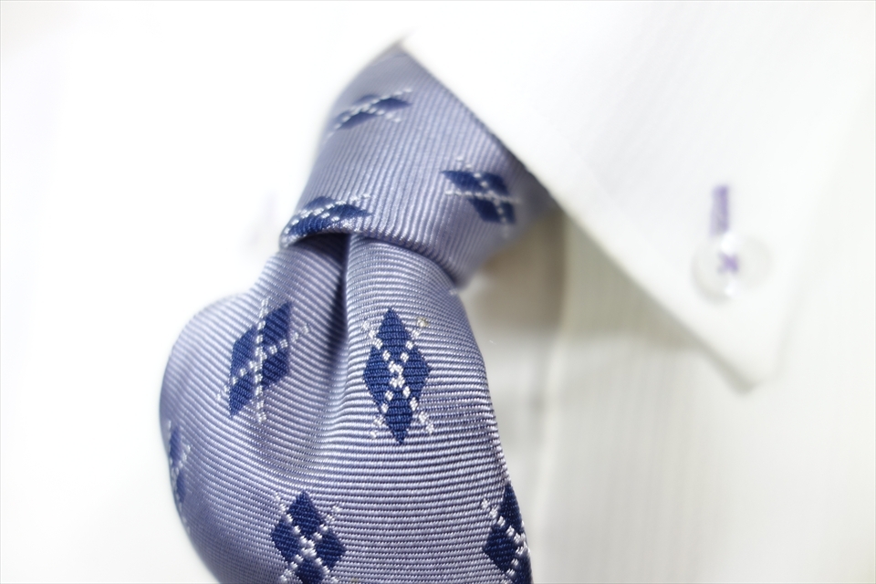 8563◆ブリックハウス BRICK HOUSE アーガイル柄 シルクネクタイ拍卖