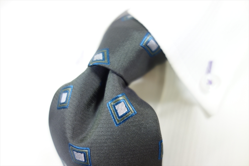 8564◆ブリックハウス BRICK HOUSE 四角柄 ネクタイ拍卖