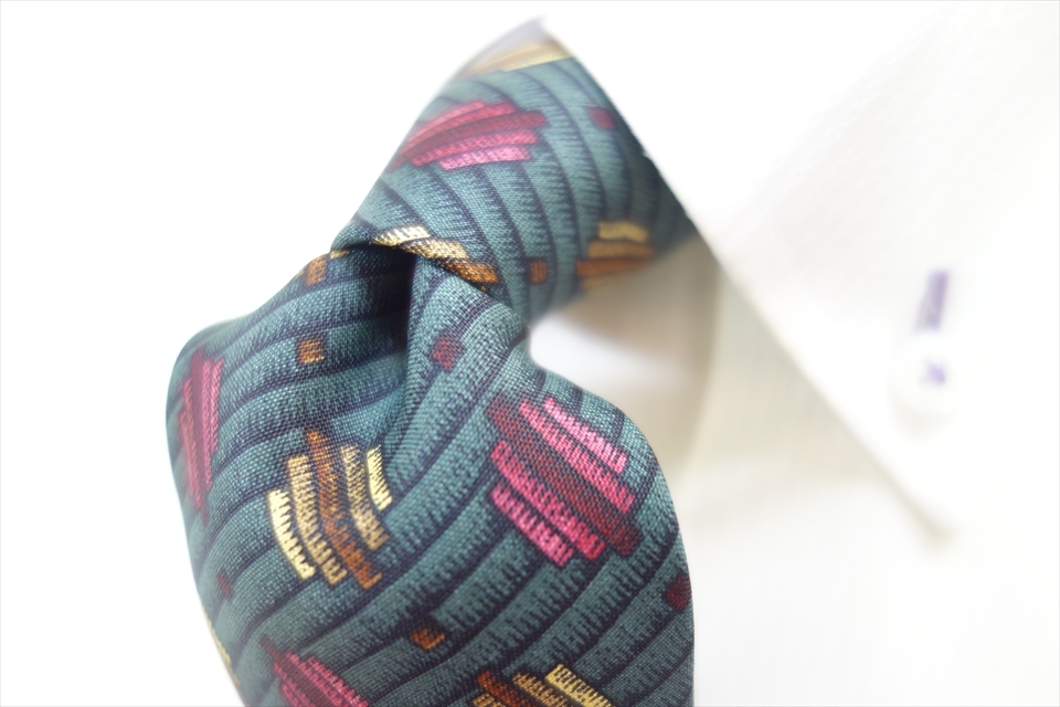 8674◆ジムトンプソン JIM THOMPSON ストライプ柄 シルクネクタイ拍卖