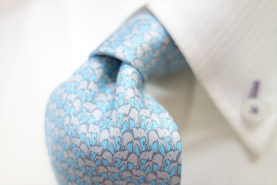 8676◆ジムトンプソン JIM THOMPSON ゾウ柄 シルクネクタイ拍卖