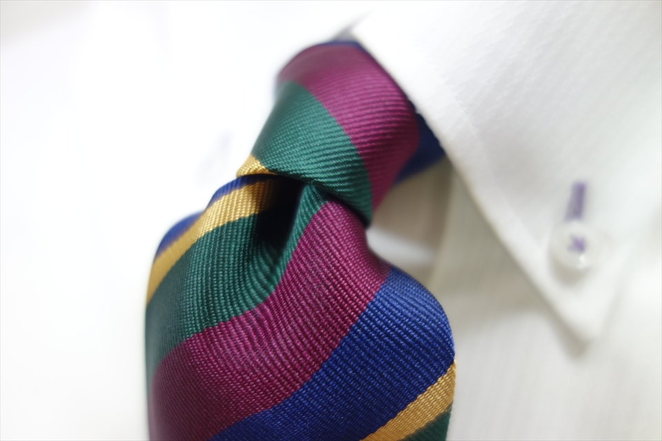 8739◆なみはや国体 第52回国民体育大会 ストライプ柄 ネクタイ拍卖