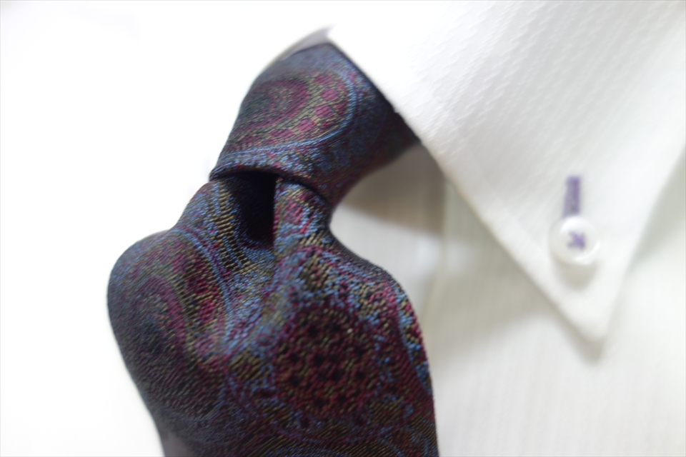 8740◆ユキトリイ YUKI TORII ペイズリー柄 シルクネクタイ拍卖