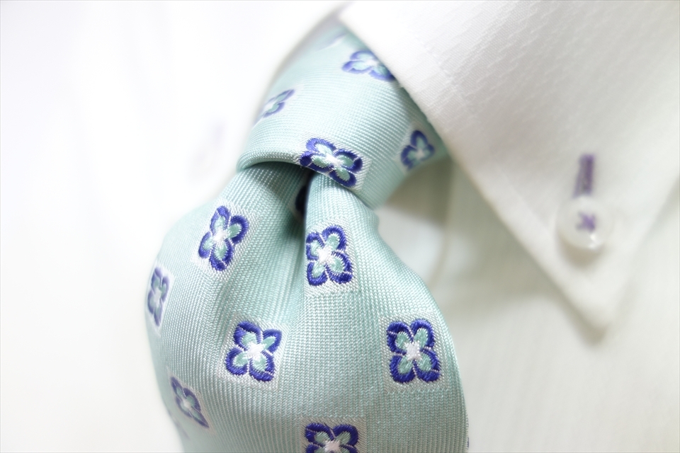 8752◆パーフェクトスーツファクトリーP.S.FA 小花柄 シルクネクタイ拍卖