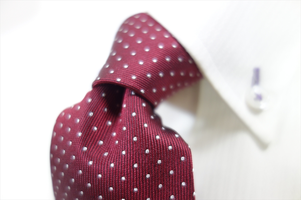 8774◆ザ タイTHE TIE ドット柄 シルクネクタイ拍卖