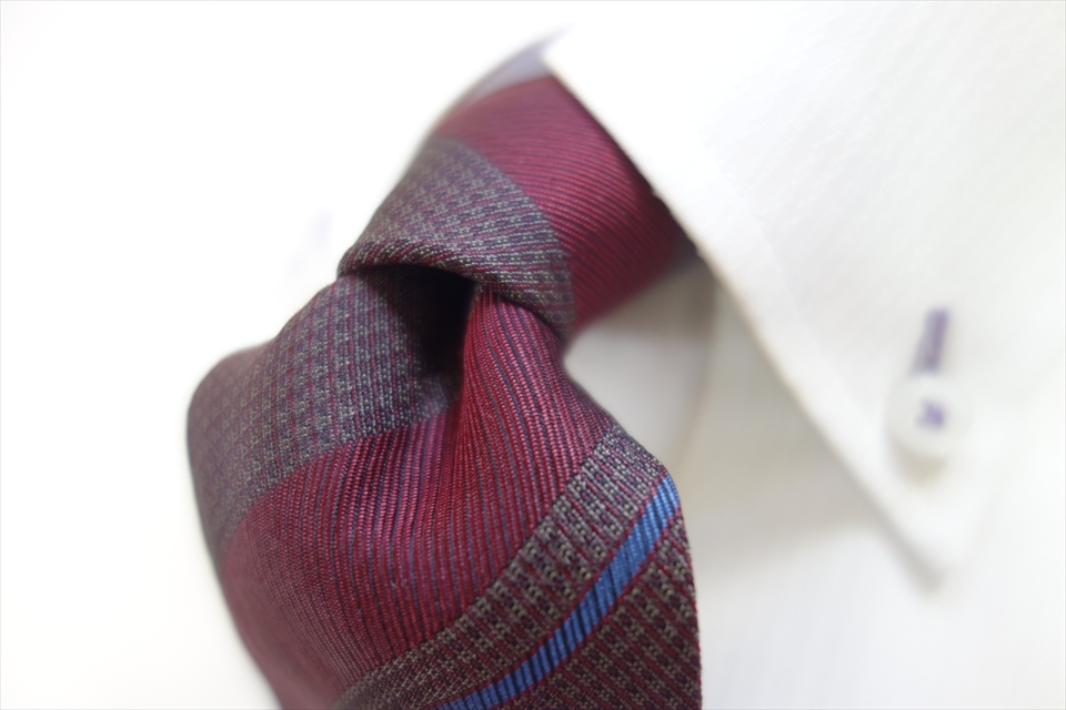 8189◆ジュンアシダ jun ashida ストライプ&格子柄 シルクネクタイ拍卖