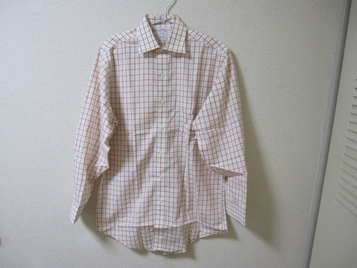 ☆BROOKS BROTHERS ブルックスブラザーズ 長袖シャツ チェック柄 14 1/2-31☆拍卖