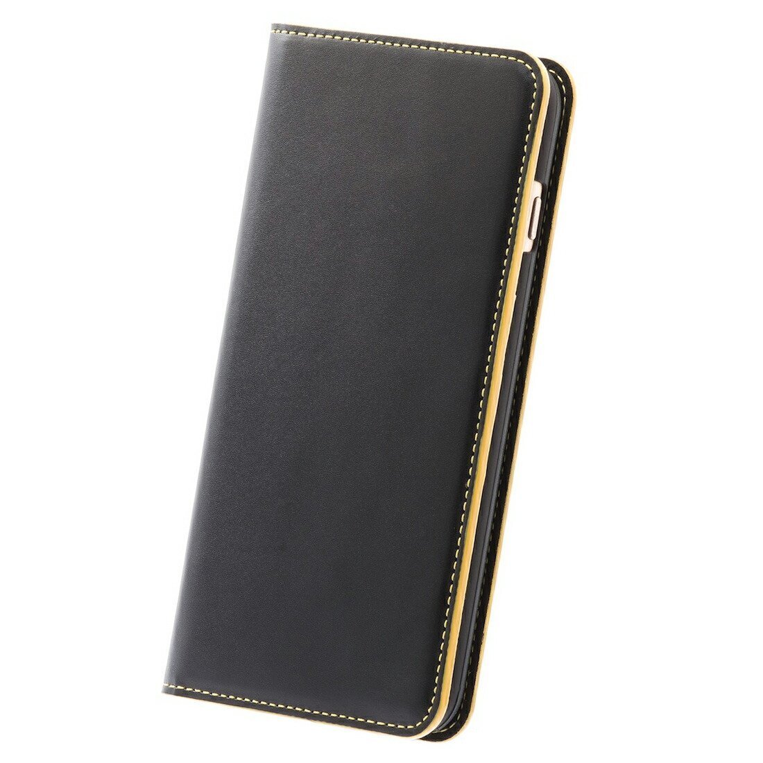 新品 訳あり iPhone6Plus iPhone6sPlus 高級 手帳型 イタリア産 本革 ケース ナイトトリップ ブラック×イエローステッチ modamania拍卖