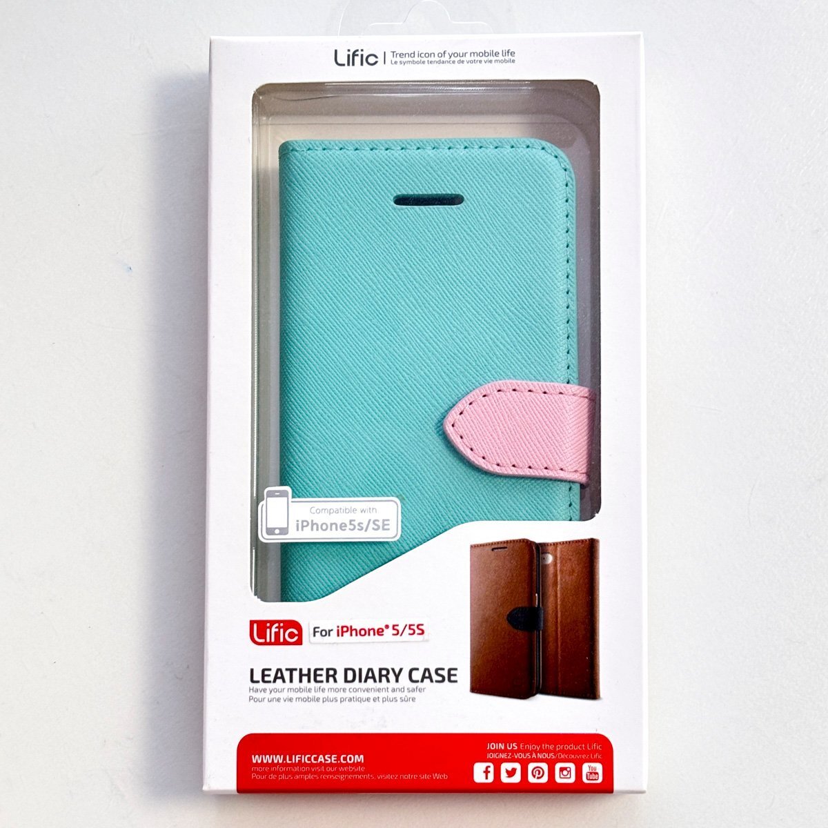 新品 訳あり SBK iPhone5 iPhone5s iPhoneSE 第1世代 手帳型 手帳 ケース ミントグリーン ピンク 在庫処分拍卖