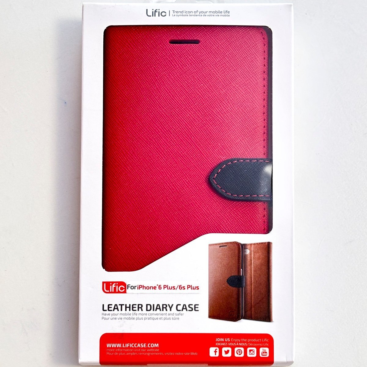 新品 訳あり SBK iPhone6Plus iPhone6sPlus 手帳型 手帳 ケース レッド ブラック 在庫処分拍卖